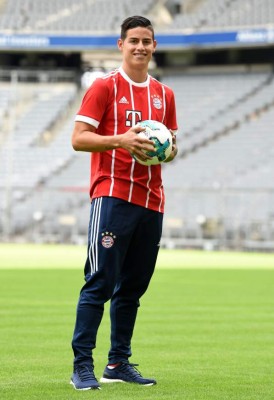 ¡Atrás quedó el 10! James Rodríguez usará el número 11 en el Bayern Munich