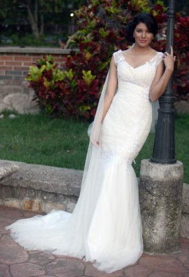 Romanticismo bordado en la silueta femenina