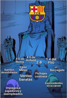 Los divertidos memes que dejó la dramática remontada del Barcelona ante el Sevilla