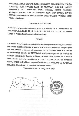 Partido Nacional y Partido Liberal inician ofensiva legal para recuperar sedes aseguradas