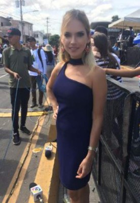 Así lucieron las presentadoras hondureñas en los desfiles patrios