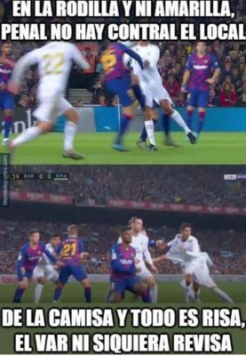 Los divertidos memes tras El Clásico Barça vs Madrid que terminó sin goles