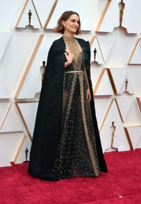 FOTOS: El vestido con el que Natalie Portman protestó en los premios Oscar 2020&nbsp;&nbsp;