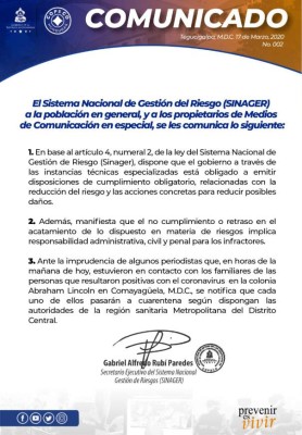 Ordenan cuarentena a reporteros presentes en intervención de la colonia Lincoln&nbsp;&nbsp;