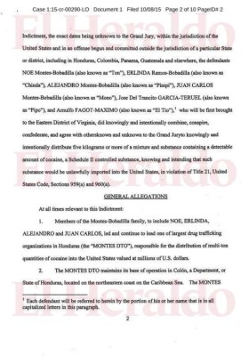 Honduras: L 1,200 millones movió clan de los Montes en ocho años