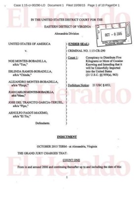 Honduras: L 1,200 millones movió clan de los Montes en ocho años