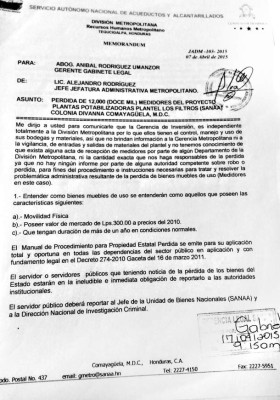 Queda al descubierto millonario saqueo de fondos en el SANAA