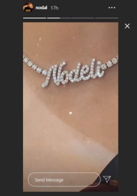 Belinda presume su amor y se tatúa las iniciales de Christian Nodal