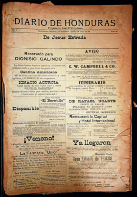 Honduras: Tres siglos en papel periódico