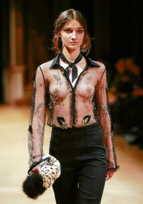 Sensualidad en la pasarela