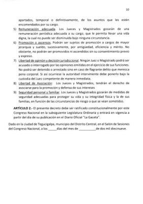 Honduras: La Maccih quiere una reforma para fortalecer a jueces