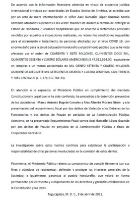 Fiscalía: Axel López habría obtenido utilidades superiores a los 20 millones de dólares
