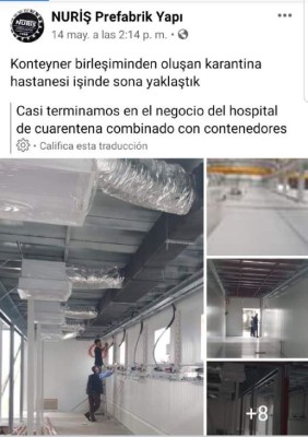 ¿Qué sabemos de la fábrica donde se hicieron los hospitales móviles?