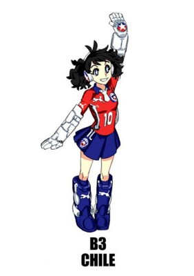 Los 32 equipos del Mundial como chicas animé&nbsp;&nbsp;&nbsp;