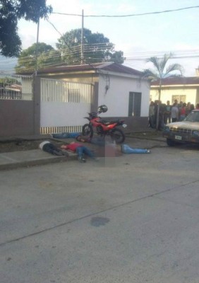 Con potentes fusiles ejecutaron a cinco jóvenes en San Pedro Sula