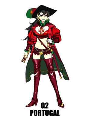 Los 32 equipos del Mundial como chicas animé&nbsp;&nbsp;&nbsp;