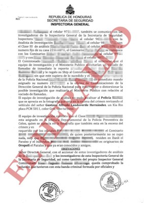 Policías también mataron a Alfredo Landaverde