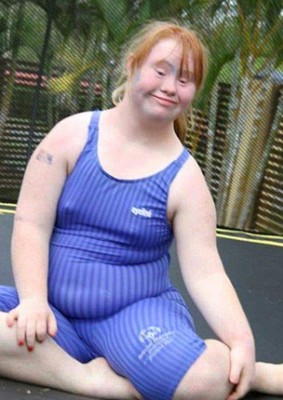 Modelo con Síndrome de Down