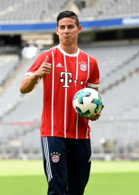 ¡Atrás quedó el 10! James Rodríguez usará el número 11 en el Bayern Munich
