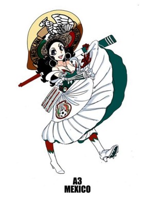 Los 32 equipos del Mundial como chicas animé&nbsp;&nbsp;&nbsp;