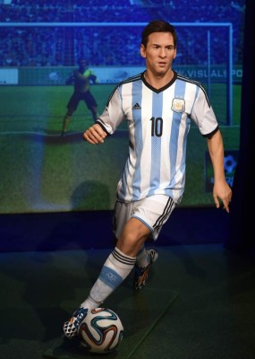 Leo Messi de cera, la gran atracción en Nueva York