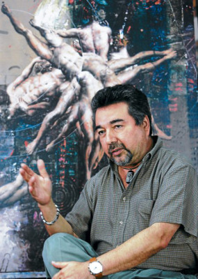 El dramatismo en el pincel del pintor hondureño Armando Lara