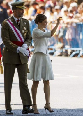 La reina Letizia presume su estilismo