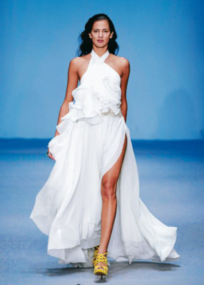 Armonía de colores en las colecciones en Fashion Week México