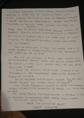 Madre de Danna Sugey: Le pediré a Dios me deje verte en mis sueños