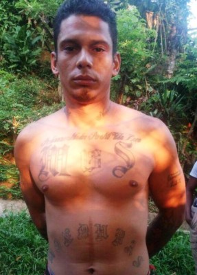 Capturan a cinco supuestos miembros activos de la MS-13 en el norte de Honduras