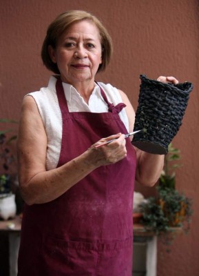 Originales creaciones de basura con uso decorativo