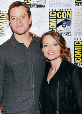 Matt Damon y Jodie Foster, protagonistas de Elysium