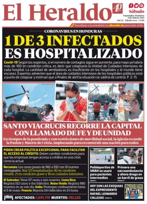 1 de 3 infectados es hospitalizado