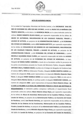 Dictamen dice que Mario Zelaya no justifica 48 millones de lempiras