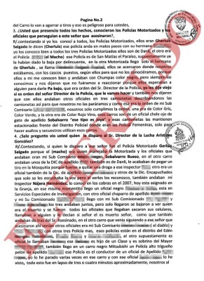 Testigos queman a policías por crimen de Julián Arístides González