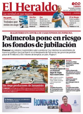 Palmerola pone en riesgo los fondos de jubilación