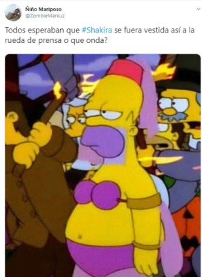 Los memes que dejó el look de Shakira previo al Super Bowl