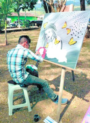 Exposiciones callejeras de nuevos pintores