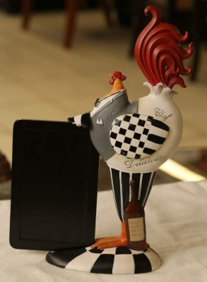 Una cocina a todo pico y plumas...