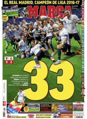 La prensa española destaca la 'reconquista' de la Liga por el Real Madrid&nbsp;&nbsp;