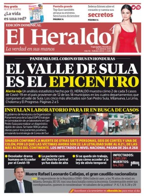 El Valle de Sula es el epicentro del coronavirus