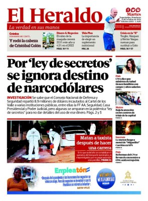 Por 'ley de secretos' se ignora destino de narcodólares
