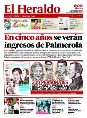 En cinco años se verán ingresos de Palmerola