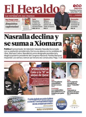 Nasralla declina y se suma a Xiomara