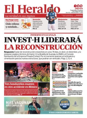 Invest-H liderará la reconstrucción de Guanaja