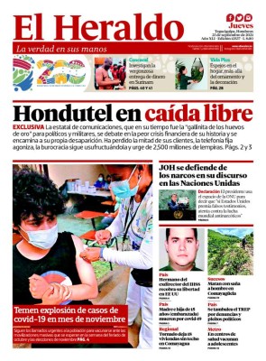 Hondutel en caída libre