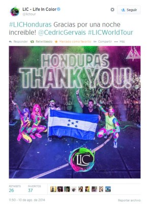 VIDEO: Color y sonidos electrizantes en life in color 2014