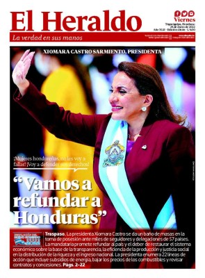 'Vamos a refundar a Honduras'