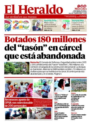 Botados 180 millones del 'tasón' en cárcel que está abandonada