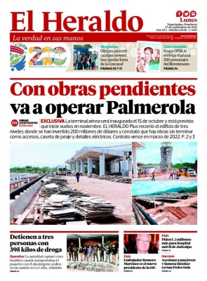 Con obras pendientes va a operar Palmerola